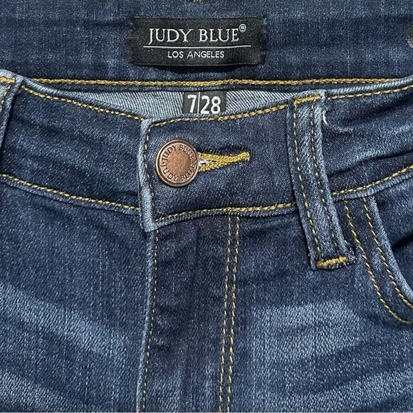 Judy Blue Dark Blue Women Jeans - Picture 3 of 7